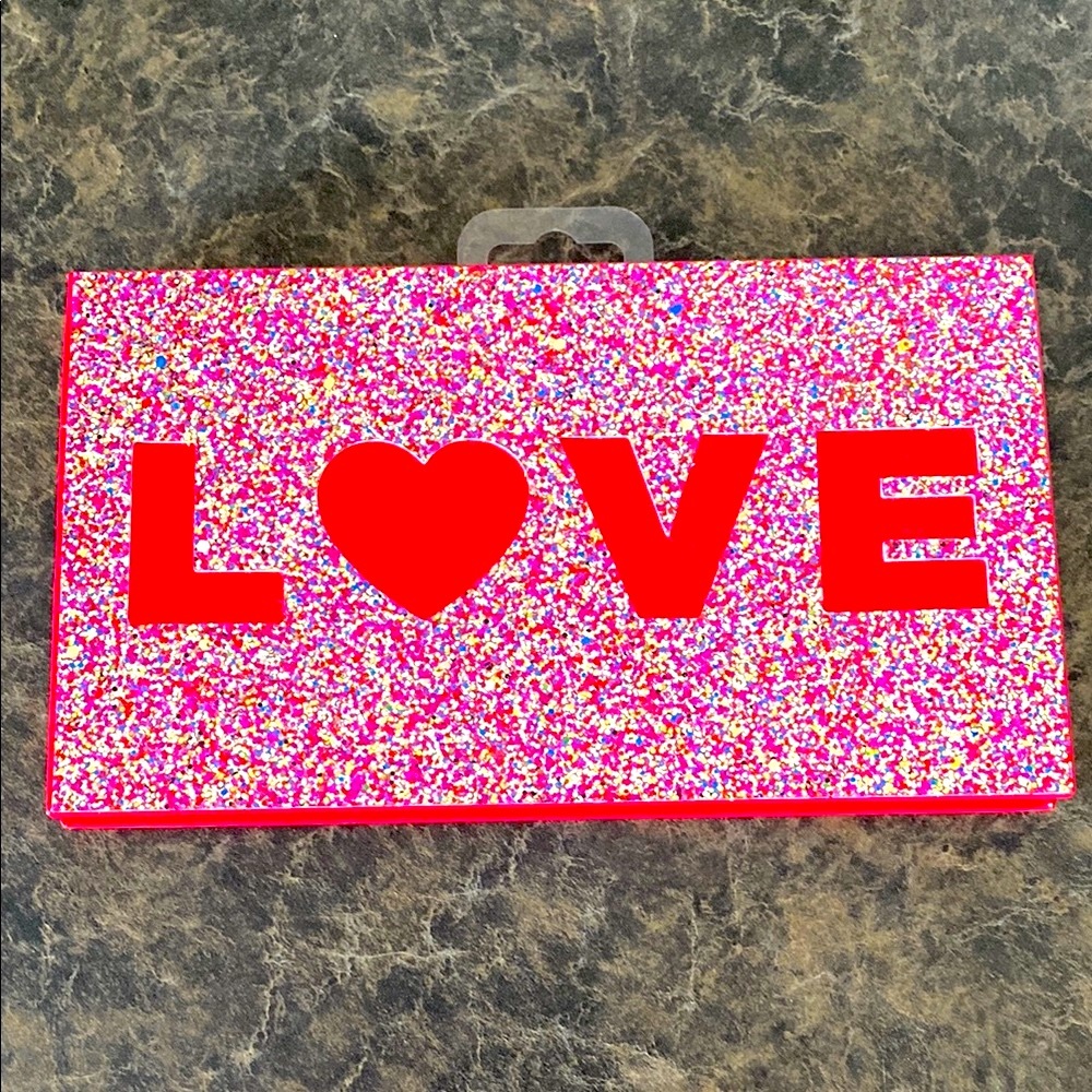 Pink Glitter Eyeshadow Palette